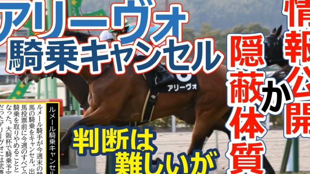 ルメールがキャンセルした理由とは何か
